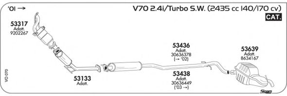 Exhaust System VO070