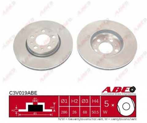 Brake Disc C3V019ABE