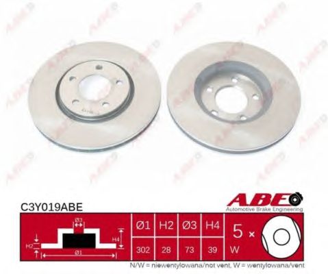 Brake Disc C3Y019ABE
