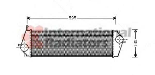 Radiador do ar de sobrealimentação 06004193