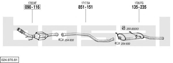 Exhaust System 024.970.81