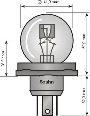Bulb, headlight 55152