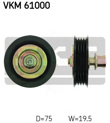 Medløberhjul, multi-V-rem VKM 61000