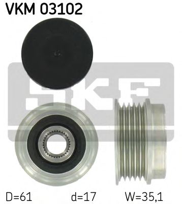 Poulie roue libre, alternateur VKM 03102