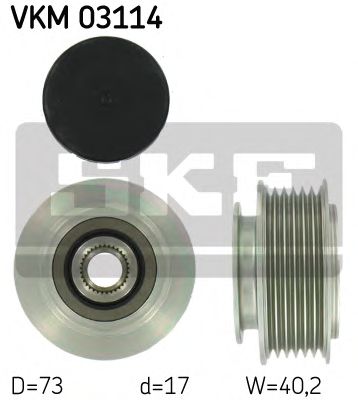 Generator friløbskobling VKM 03114