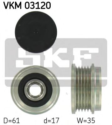 Dispositivo ruota libera alternatore VKM 03120