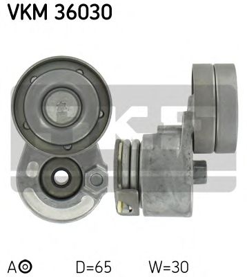 Натяжной ролик, поликлиновой  ремень VKM 36030