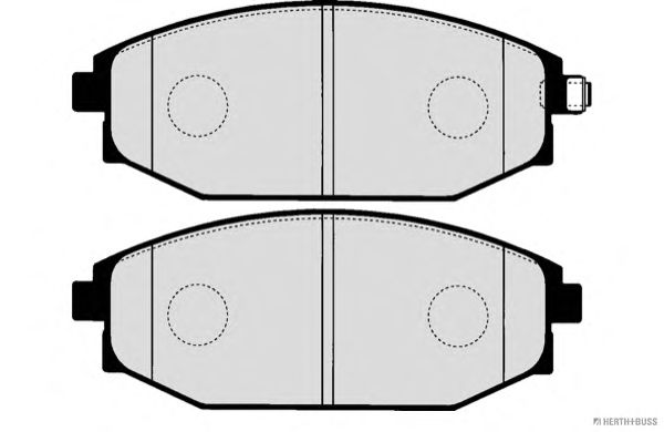 Комплект тормозных колодок, дисковый тормоз J3600543