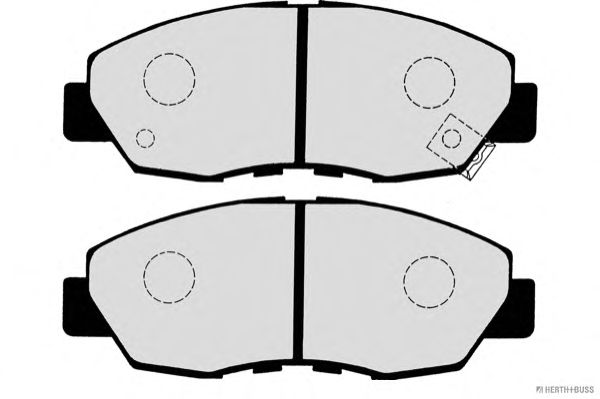 Комплект тормозных колодок, дисковый тормоз J3604030