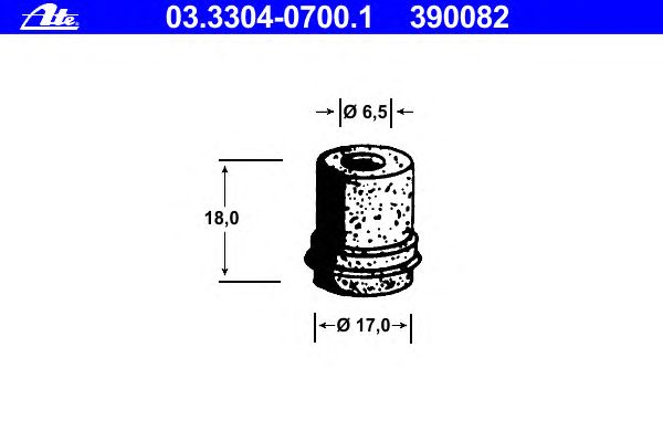 Пробка, бачок тормозной жидкости 03.3304-0700.1