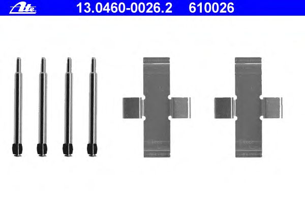 Accessory Kit, disc brake pads 13.0460-0026.2