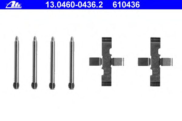 Комплектующие, колодки дискового тормоза 13.0460-0436.2