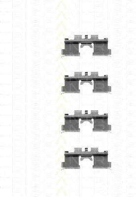Комплектующие, колодки дискового тормоза 8105 141511
