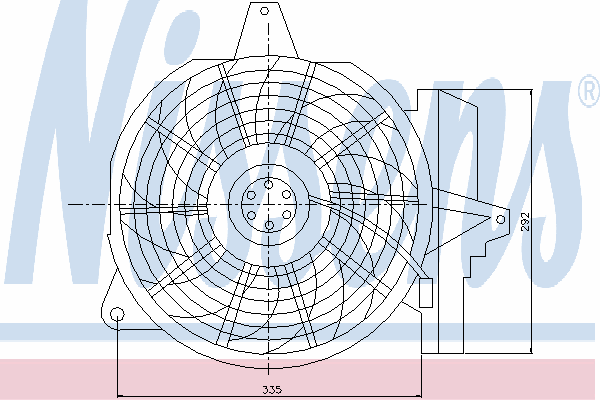 Вентилятор, конденсатор кондиционера 85266
