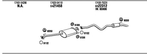 Exhaust System TO87023