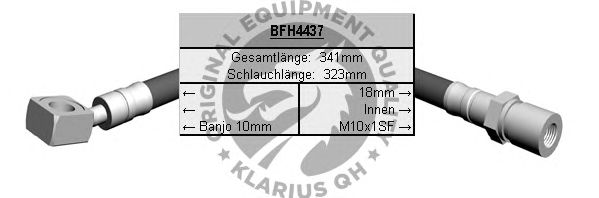 Ελαστικός σωλήνας φρένων BFH4437
