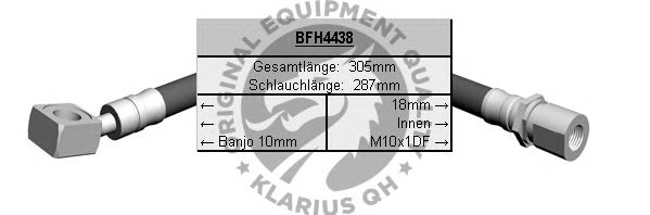 Тормозной шланг BFH4438