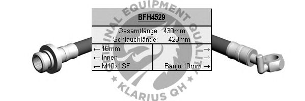 Ελαστικός σωλήνας φρένων BFH4529