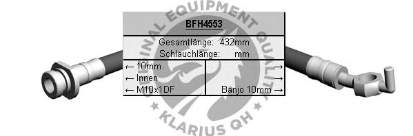 Ελαστικός σωλήνας φρένων BFH4553