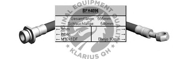 Тормозной шланг BFH4596