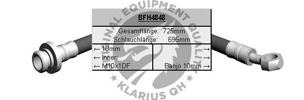 Тормозной шланг BFH4848
