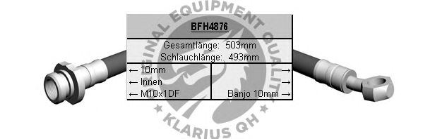 Ελαστικός σωλήνας φρένων BFH4876