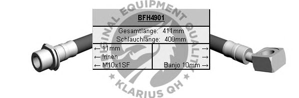 Ελαστικός σωλήνας φρένων BFH4901