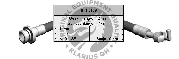 Ελαστικός σωλήνας φρένων BFH5139