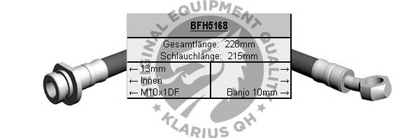Bremseslange BFH5168