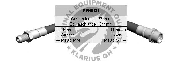 Flessibile del freno BFH5181