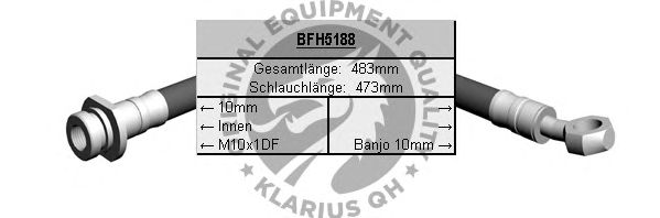 Ελαστικός σωλήνας φρένων BFH5188