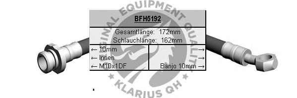 Тормозной шланг BFH5192