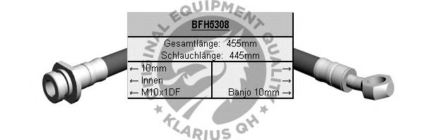 Flessibile del freno BFH5308