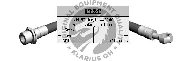 Bremseslange BFH5317
