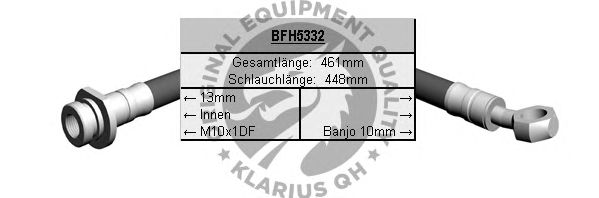Ελαστικός σωλήνας φρένων BFH5332