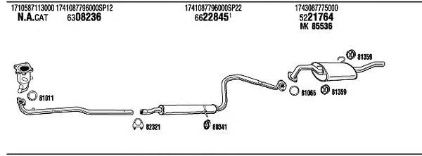 Exhaust System DH55007