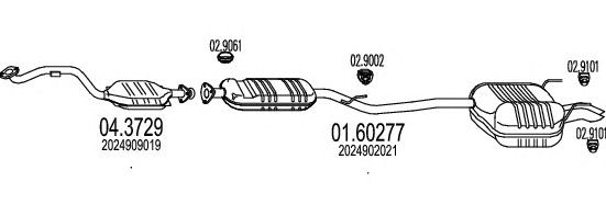 Exhaust System C210439008011