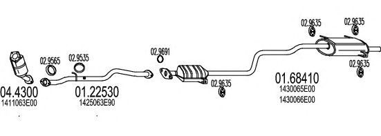 Exhaust System C350052004906