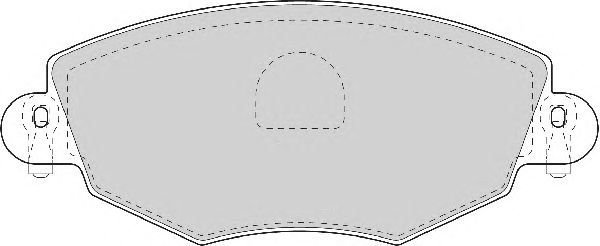 Комплект тормозных колодок, дисковый тормоз FD6931A