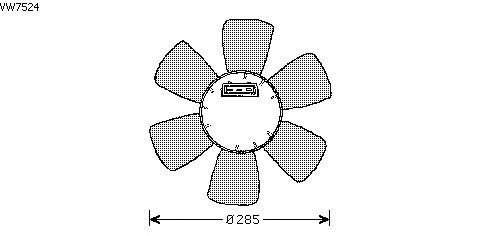 Fan, radiator VW7524