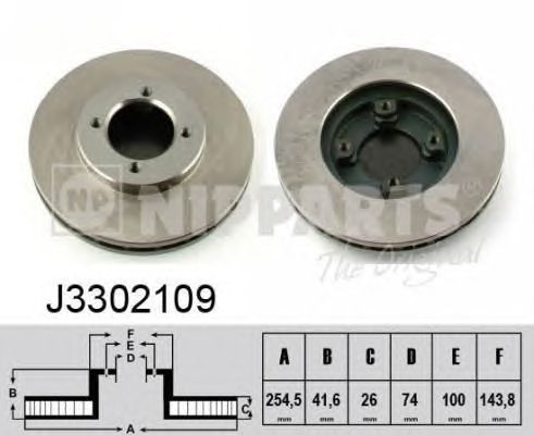 Тормозной диск J3302109