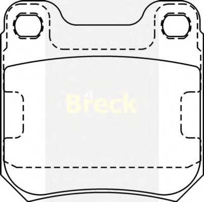 Brake Pad Set, disc brake 21050 00 704 00