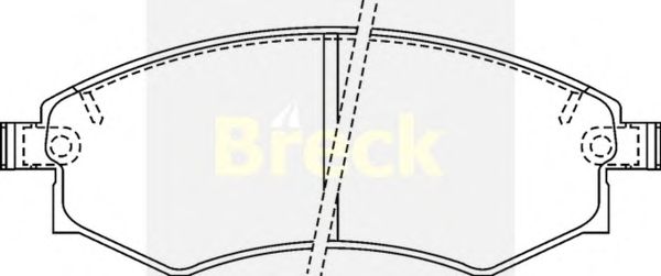 Brake Pad Set, disc brake 21725 00 C