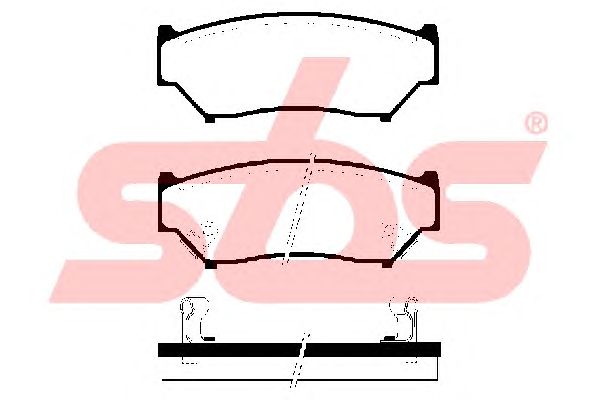 Brake Pad Set, disc brake 1501225208