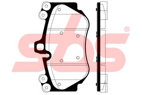 Brake Pad Set, disc brake 1501225610