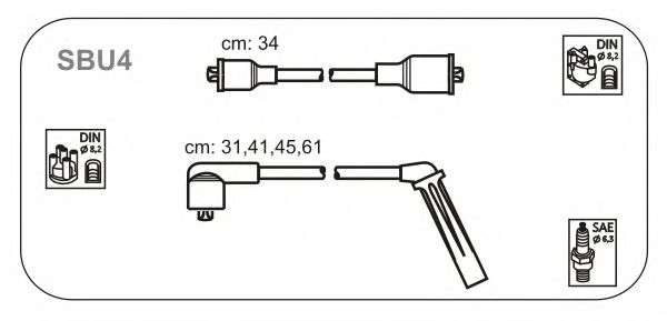Ignition Cable Kit SBU4