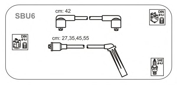 Ignition Cable Kit SBU6