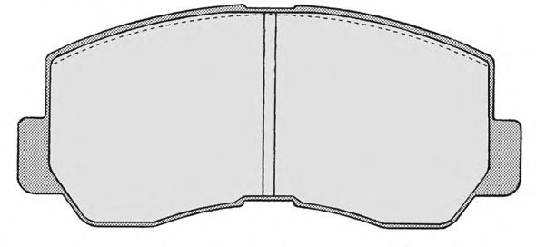 Комплект тормозных колодок, дисковый тормоз 491.0