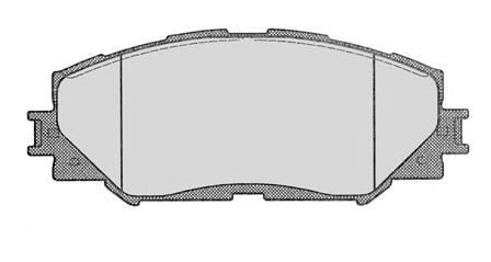 Комплект тормозных колодок, дисковый тормоз 925.0