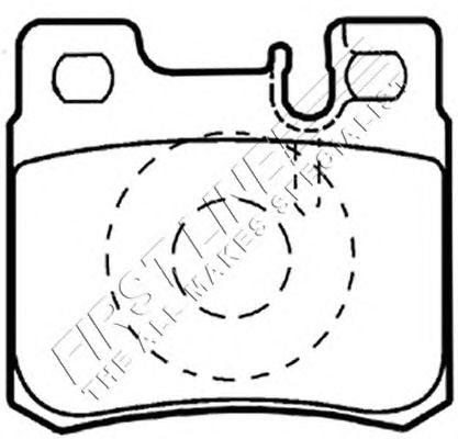 Комплект тормозных колодок, дисковый тормоз FBP3153